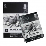 Альбом для ескізів Sketch Pad, спіраль, 160 г/м2, 24 л., Art Nation