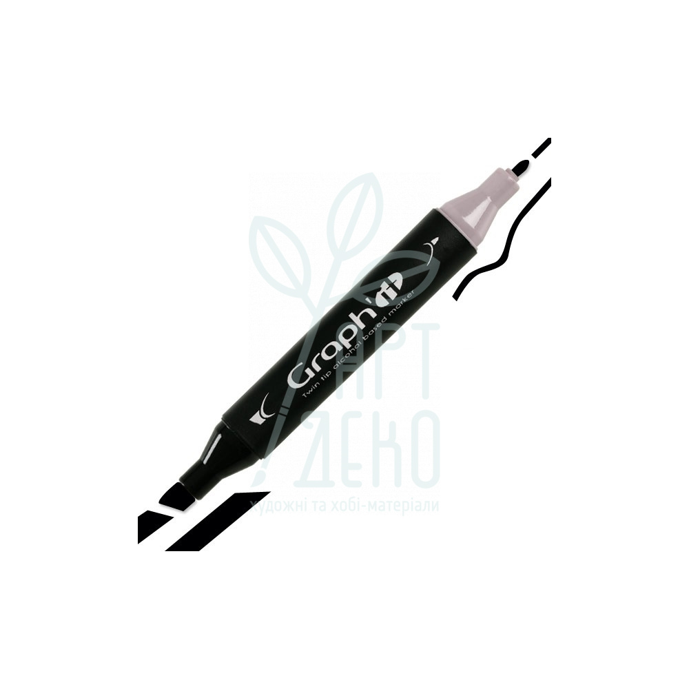 Маркер перманентний двосторонній Graph'it, Oz International