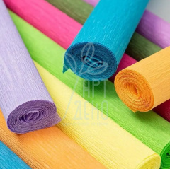 Папір креповий, 50х200 см, 122 г/м2, Santi