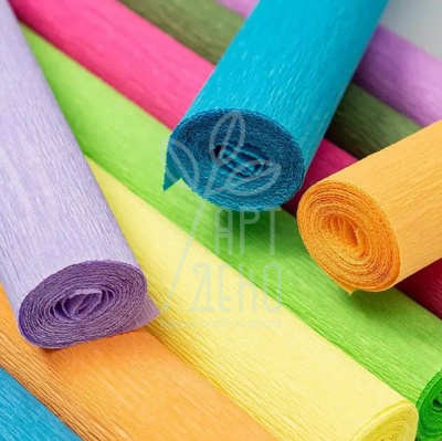 Папір креповий, 50х200 см, 122 г/м2, Santi