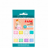 Набір полімерної глини Jam Clay "Princess", 8х20 г, ROSA