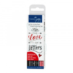 Набір ручок капілярних PITT Artist Pens Lettering, 4 шт, Faber-Castell