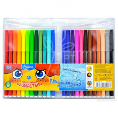 Набір фломастерів Super Washable, 24 шт, Marco