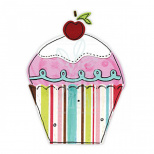 Набір ножів для скрапбукінгу Die Set 3PK-Cupcake Set, Sizzix 