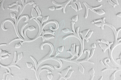 Папір текстурований, тиснений "Завитки 2", білий, 11х15 см, Україна