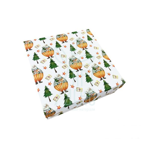 Коробка подарункова "Баварія. Пузатик", 18х18х6 cм, Україна 