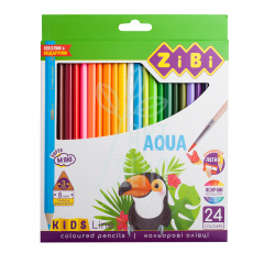 Набір олівців акварельних Kids Line, 24 шт, ZiBi