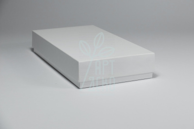 Коробка декоративна, біла "Солодощі", 22х12х4 см, Україна 