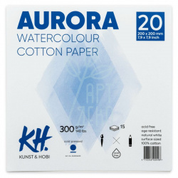 Склейка для акварелі Aurora Watercolour CP, 100% бавовна, 300 г/м2,...