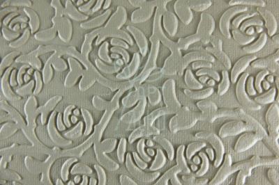 Папір текстурований, тиснений "Троянди малі", бежевий, 11х15 см, Україна