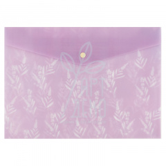 Папка пластикова на кнопці Lavender-3, А4 (21х29,7 см), Axent
