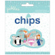 Набір висічок картонних Winter Wonderland Ephemera, 44 шт, Pebbles
