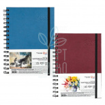 Блокнот для акварелі Watercolor by Smiltanis, спіраль, А5, 200 г/м2, 32 л, Rosa