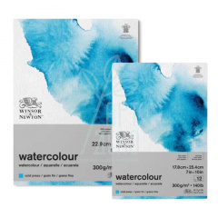 Склейка для акварелі Watercolour CP, 25% cotton, 300 г/м2, 12 л., W&N  Склейка для акварелі Watercolour CP, 25% cotton, 300 г/м2, 12 л., W&N