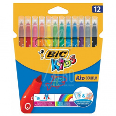 Набір фломастерів Kidcouleur, 12 шт., BIC