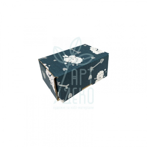 Коробка подарункова, гофрокартон "Купідони", 12х8,4х5,3 см, Україна