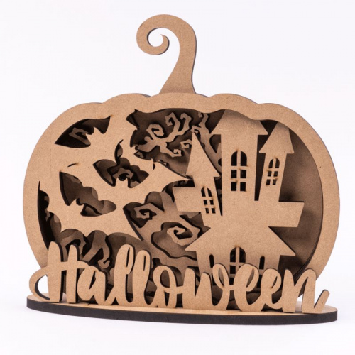 Заготовка 3D "Halloween" 3, МДФ, 20х20 см, ROSA Talent