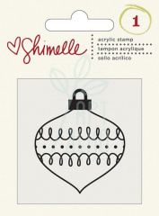Штамп акриловий Shimelle Christmas Magic/Ornament, American Crafts
