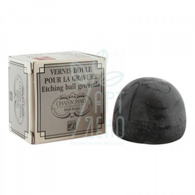 Грунт офортний середньої твердості Charbonnel Lamour Hard Black Ball Ground, чорний, Lefranc