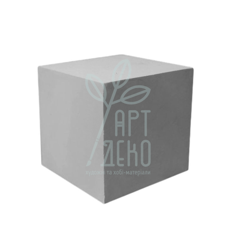 Гіпсова фігура "Куб", 9,7х9,7 см, Україна