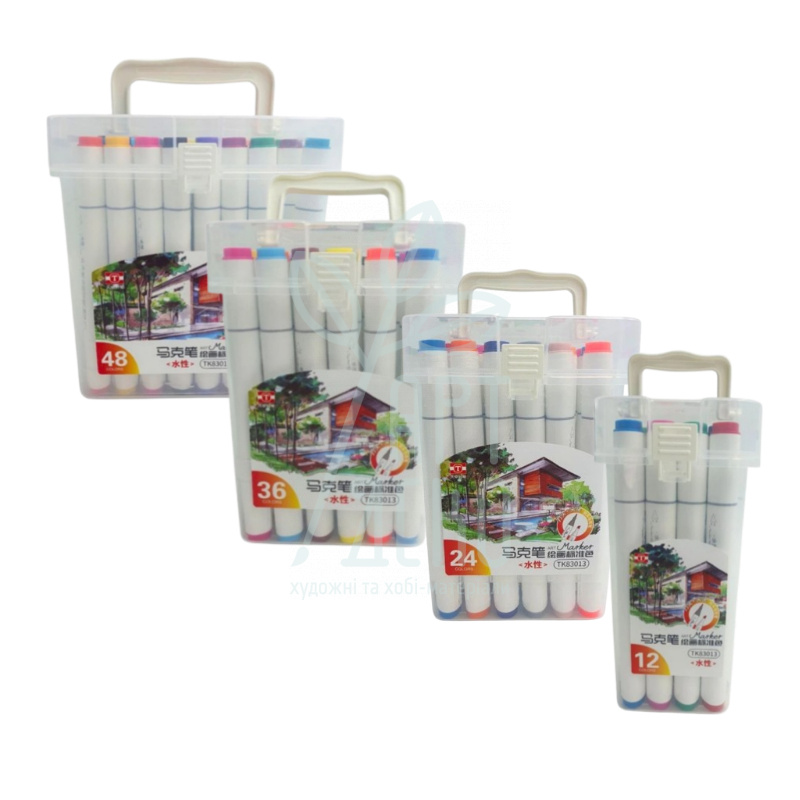 Набір скетч-маркерів двосторонніх, в контейнері, Josef Otten