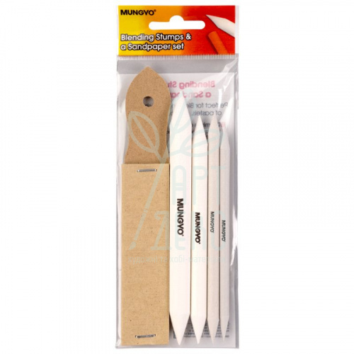 Набір розтушовок+наждачний папір, MUNGYO