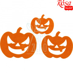Набір заготовок з фетру "Halloween" 2, 6 шт., ROSA TALENT
