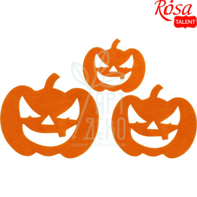 Набір заготовок з фетру "Halloween" 2, 6 шт., ROSA TALENT