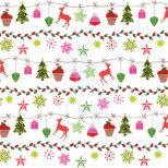 Серветка для декупажу "Різдвяні гірлянди", 33х33 см, Нідерланди