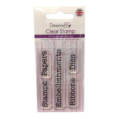 Набір штампів силіконових "Craft Tags", Dovecraft