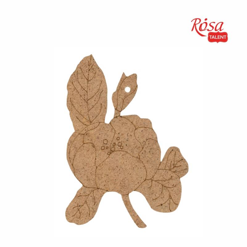 Заготовка "Магнолія 2", ДВП, 7,5х10,5 см, 5 шт., ROSA Talent