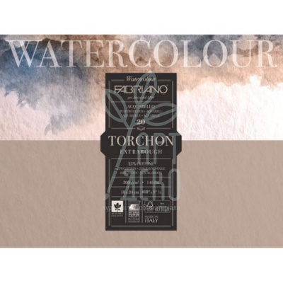 Альбом для акварелі Watercolour Torchon Extra Rough, 300 г/м2, 20 л., Fabriano Альбом для акварелі Watercolour Torchon Extra Rough, 300 г/м2, 20 л., Fabriano