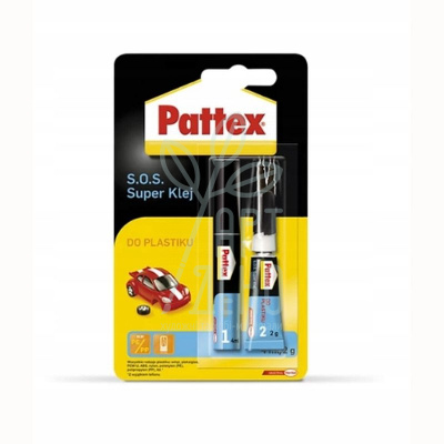 Клей Pattex "Супер клей" для пластику, у блістері, 2 г, Henkel