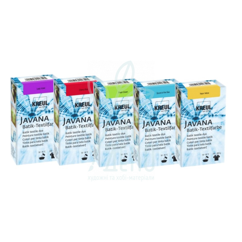 Барвник універсальний Javana Batik Dye, для гарячої обробки 50-90°С, 70 г, Kreul