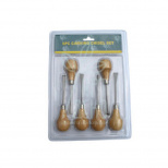 Набір різців по дереву (11531), у блістері, 6 шт, D.K.ART & CRAFT