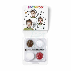 Набір фарб для аквагриму Mini Face Paint Snow Man Universal, 3 кол. x3,75 мл, Snazaroo Набір фарб для аквагриму Mini Face Paint Snow Man Universal, 3 кол. x3,75 мл, Snazaroo