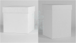 Коробка декоративна, біла, 6х6 см, Україна