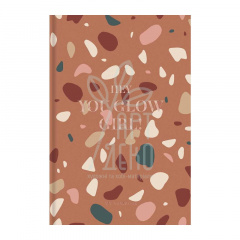 Зошит для записів, А5 (14,8х21 см), Soft Touch, кремовий блок, клітинка, 80 л, Школярик