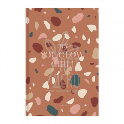 Зошит для записів, А5 (14,8х21 см), Soft Touch, кремовий блок, клітинка, 80 л, Школярик