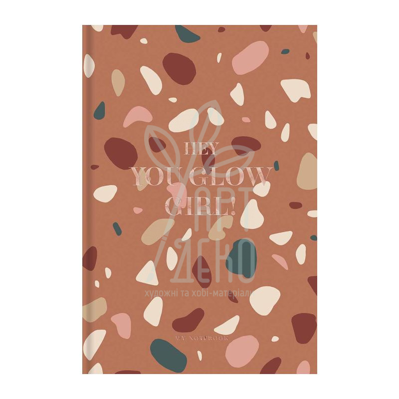 Зошит для записів, А5 (14,8х21 см), Soft Touch, кремовий блок, клітинка, 80 л, Школярик