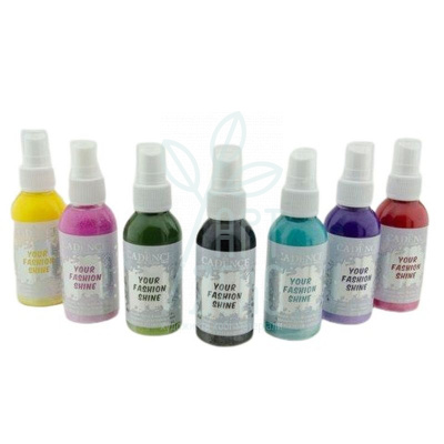 Фарба-спрей для тканини Your Fashion Spray Shine Fabric Paint, перламутрова, 100 мл, Cadence
