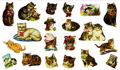Папір для декупажу Brico "Кішки", 33x48 см, Kreul