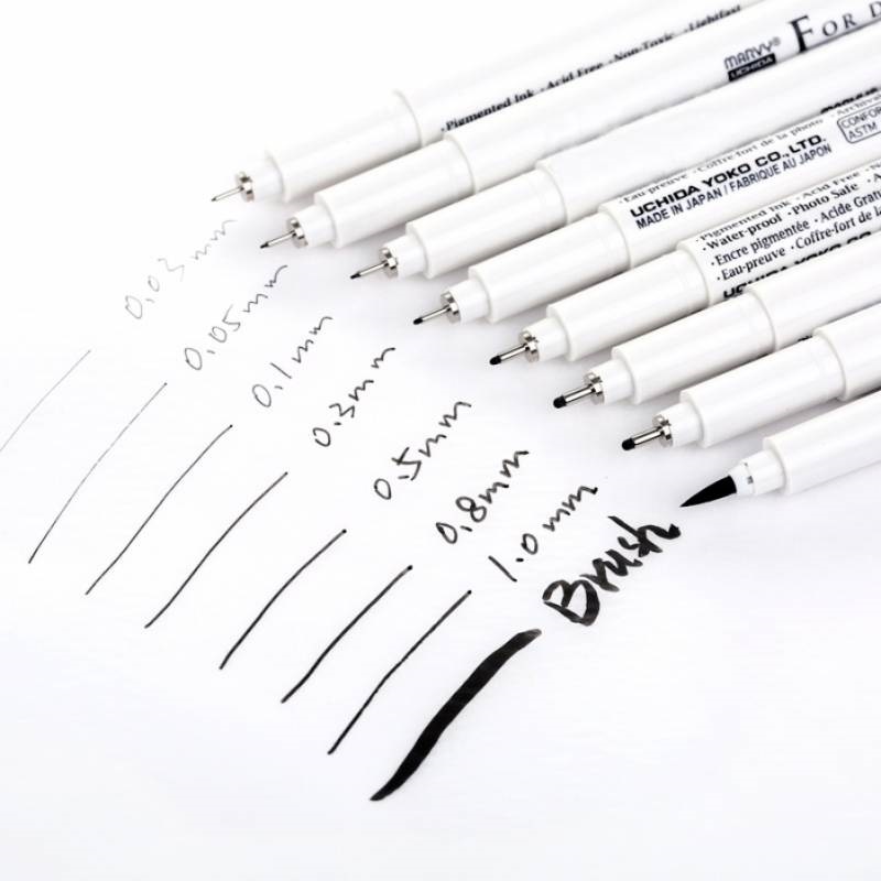 Мультилайнер 4600-S, чорний, Marvy