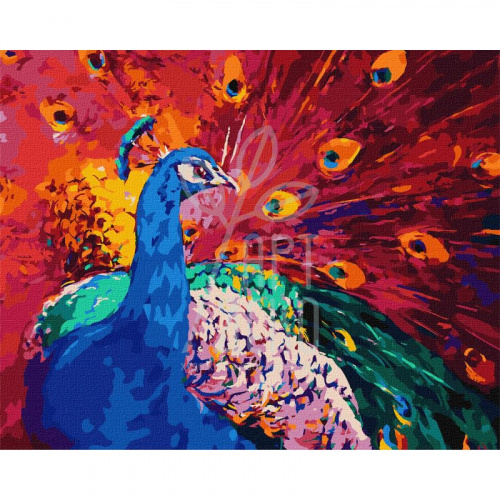 Набір для розпису за номерами "Велична краса", 40x50 см, Ідейка