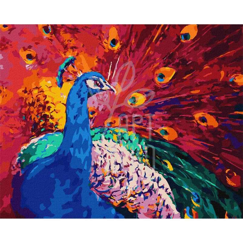 Набір для розпису за номерами "Велична краса", 40x50 см, Ідейка