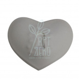 Гіпсова фігурка Серце з замком, 8х6,5 см, Україна