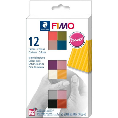 Набір полімерної глини "Fashion Colours", 12х25 г, Fimo