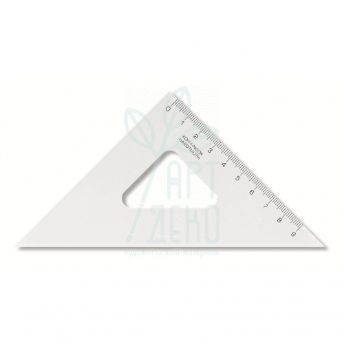 Трикутник пластиковий 45°/90 мм, KOH-I-NOOR
