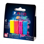 Набір полімерної глини Professional True colours, 4х25 г, Fimo