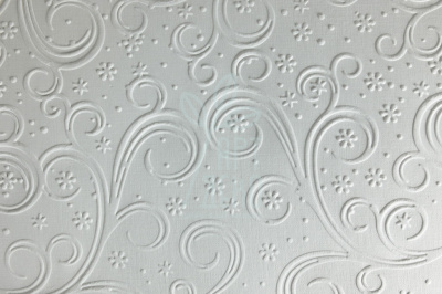 Папір текстурований тиснений "Зимовий", білий, 21х30 см, Україна